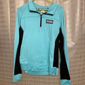 VS pink quarter zip